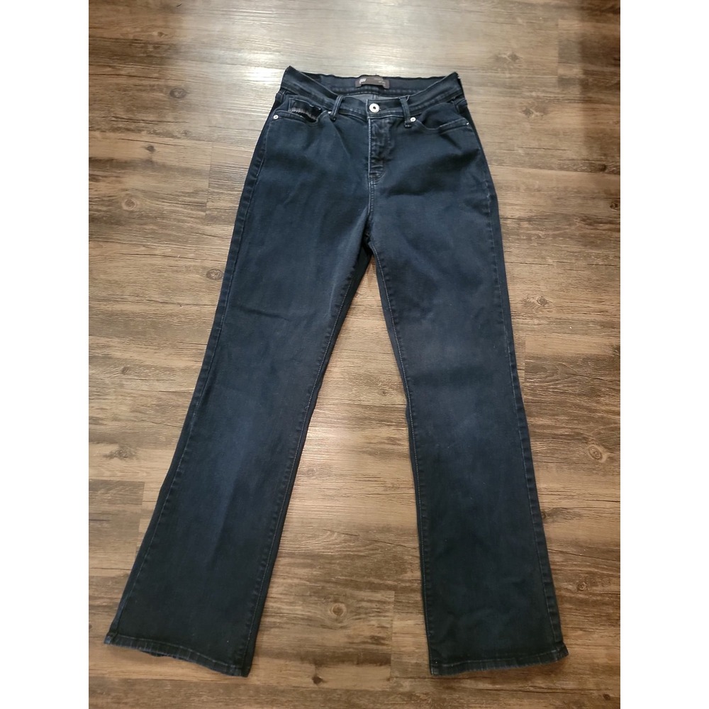 Levis 512 Perfectly Slimming Bootcut Jeans Dark Wash Indigo W28 L32 Womens 6M